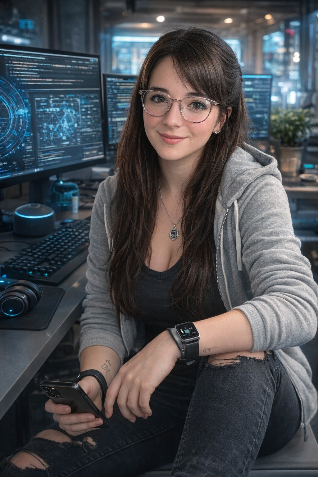 Alyssa's Tech AI headshot generated by Avtr