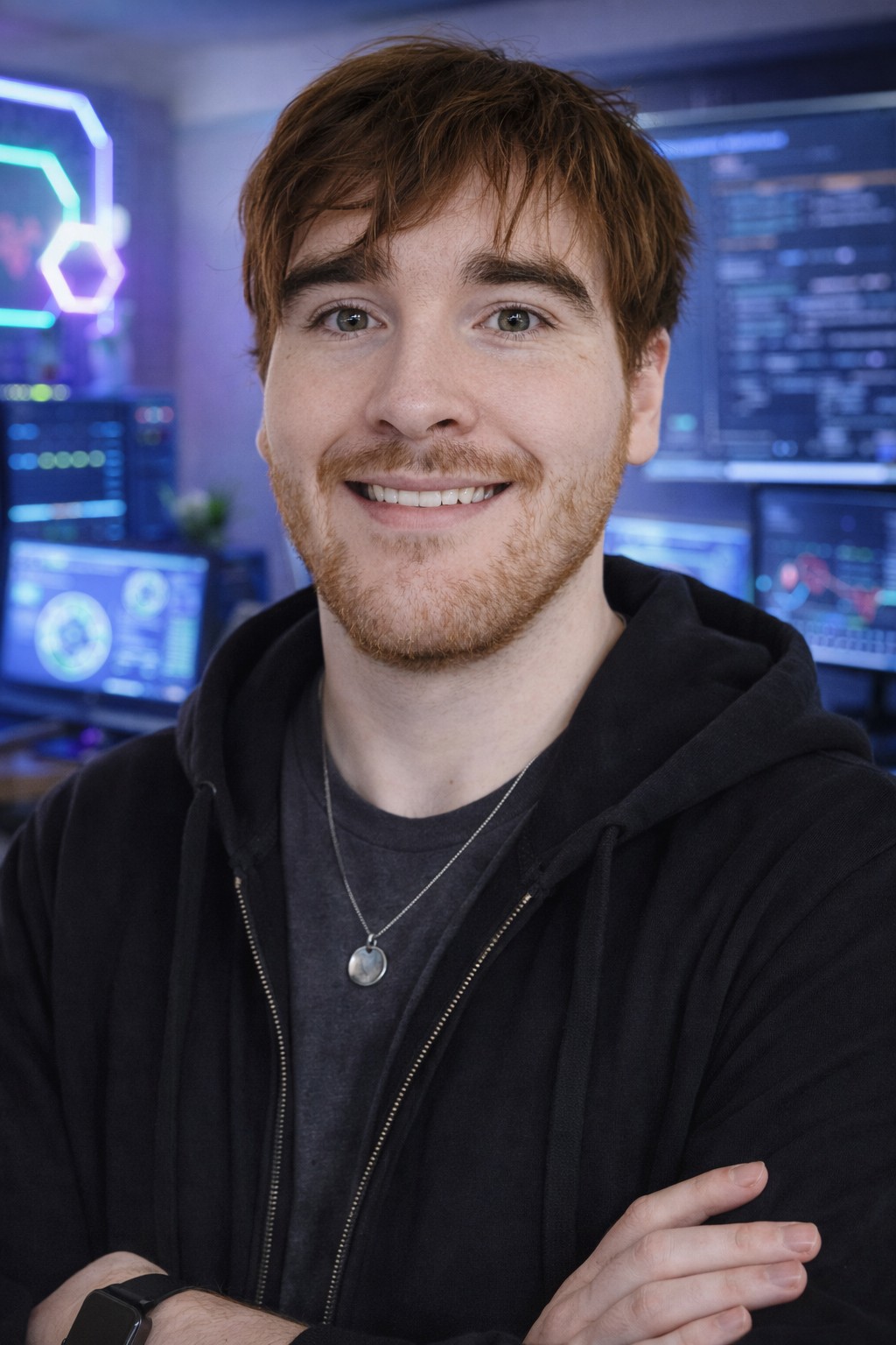 Brendon's Tech AI headshot generated by Avtr