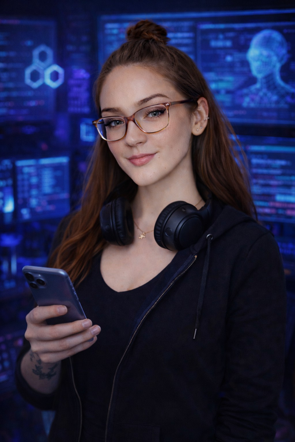 Emilyn's Tech AI headshot generated by Avtr