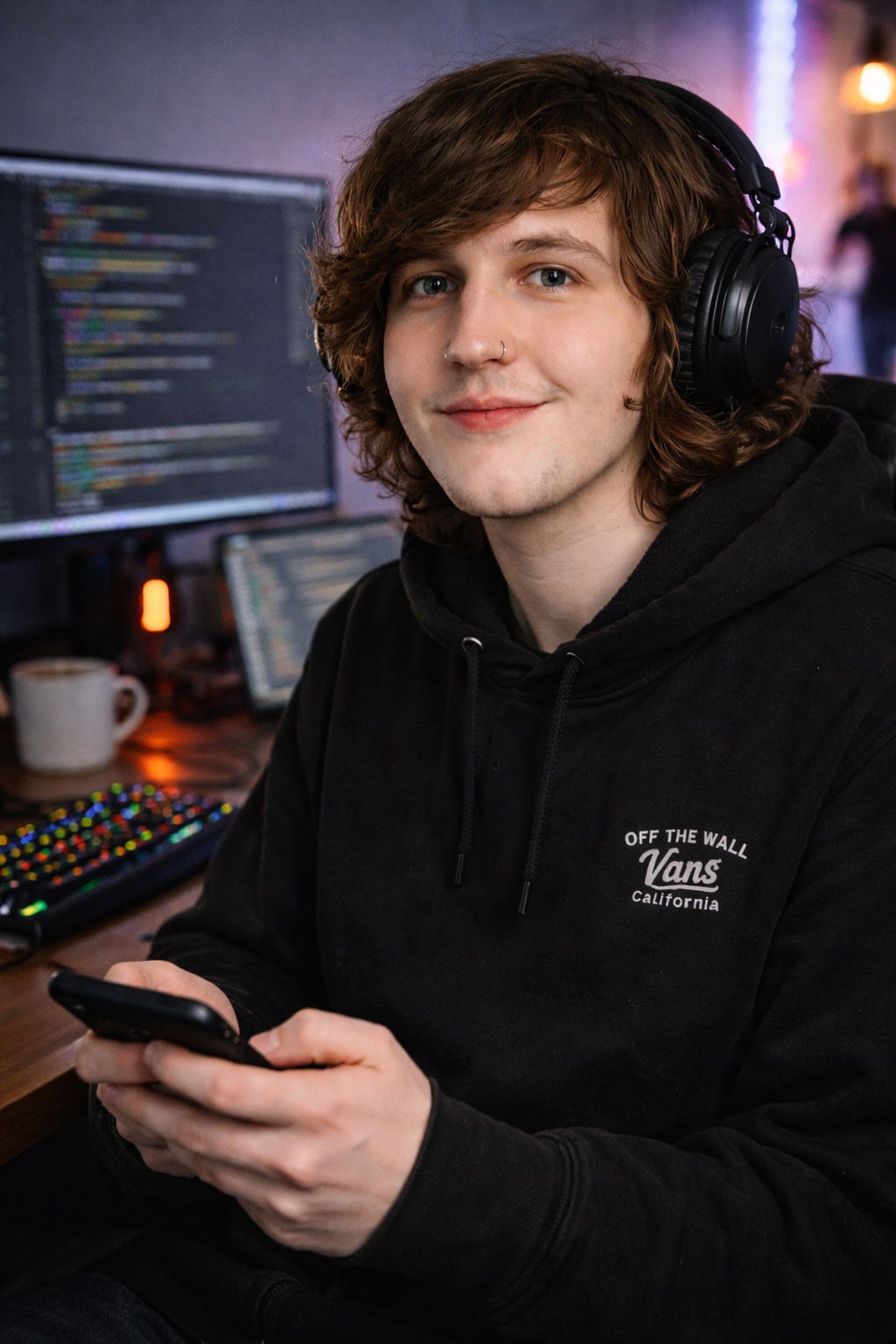 Ethan's Tech AI headshot generated by Avtr