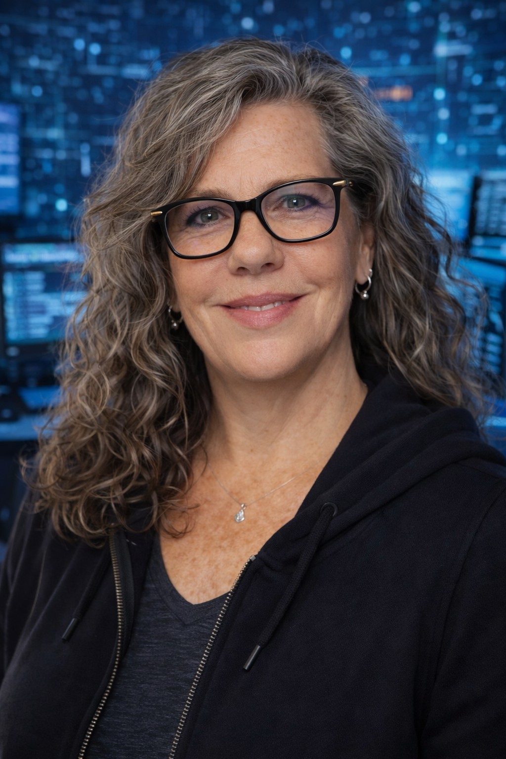Loretta's Tech AI headshot generated by Avtr