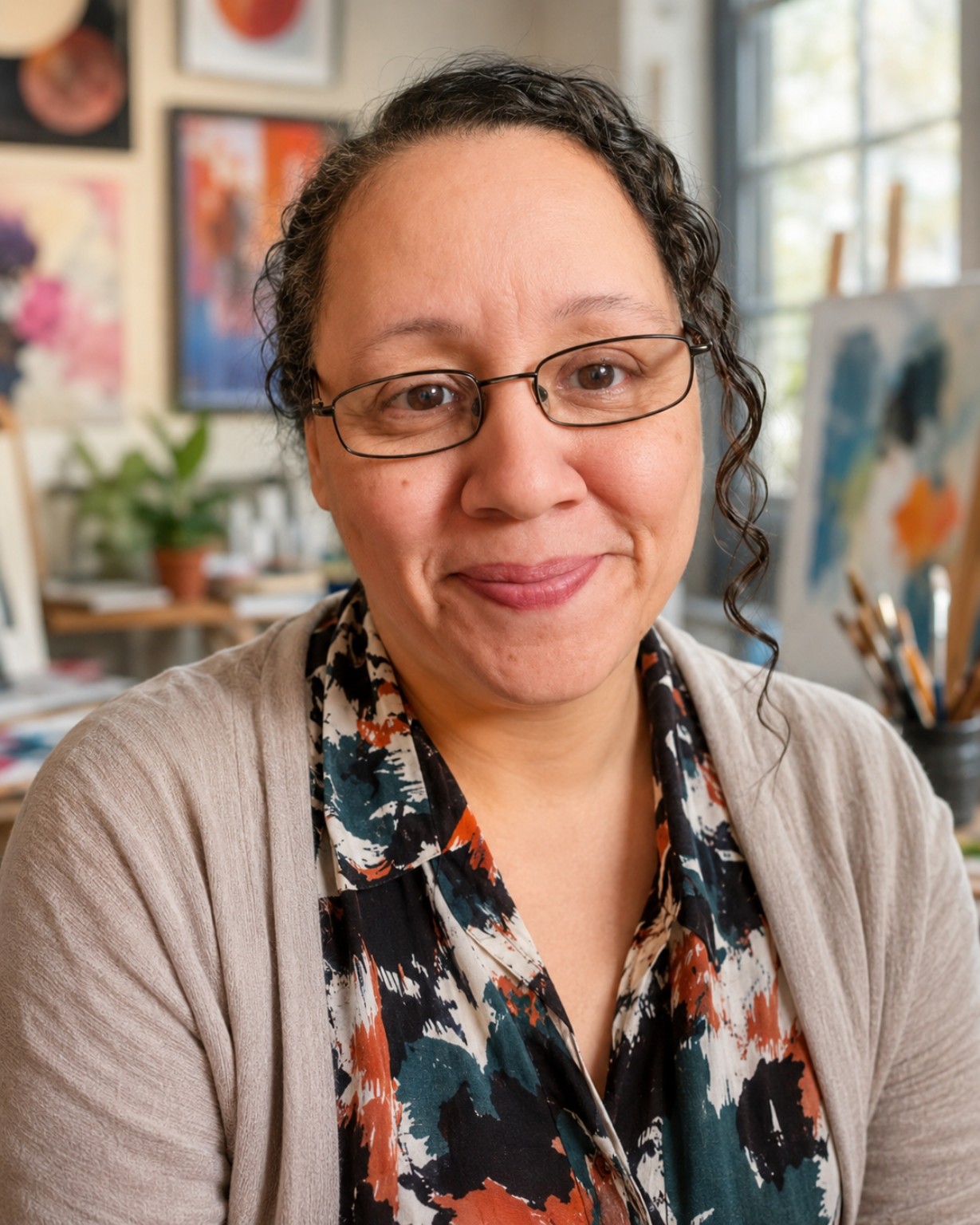Tina's Creative AI headshot generated by Avtr