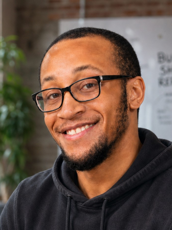 Tre's Startup Founder AI headshot generated by Avtr