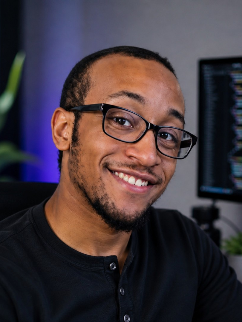 Tre's Tech AI headshot generated by Avtr
